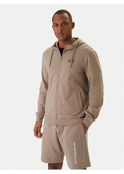 EA7 Emporio Armani Bluza 8NPM33 PJVRZ Beżowy Regular Fit ze sklepu MODIVO w kategorii Bluzy męskie - zdjęcie 188127096
