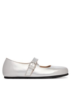 Baleriny Birkenstock Santa Clarita 1030679 Srebrny ze sklepu eobuwie.pl w kategorii Balerinki - zdjęcie 188127716