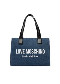 Torebka LOVE MOSCHINO JC4056PP1OLG170A Niebieski ze sklepu eobuwie.pl w kategorii Torby Shopper bag - zdjęcie 188128898
