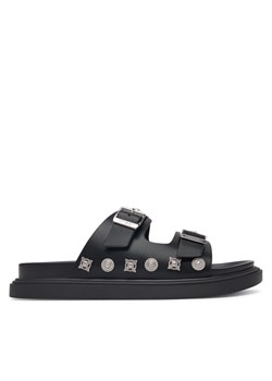 Klapki Just Cavalli 80QA3S92 ZPB91 Czarny ze sklepu eobuwie.pl w kategorii Klapki męskie - zdjęcie 188129005