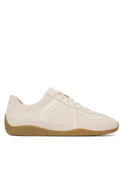 Clarks Sneakersy Meridor Lo 26183168 Beżowy ze sklepu MODIVO w kategorii Buty sportowe damskie - zdjęcie 188130325