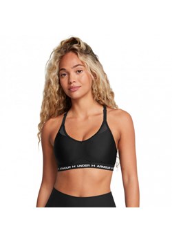Biustonosz treningowy Under Armour UA Crossback Low Bra - czarny ze sklepu Sportstylestory.com w kategorii Biustonosze - zdjęcie 188131968