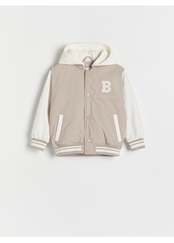 Reserved - Kurtka bomber - beżowy ze sklepu Reserved w kategorii Kurtki chłopięce - zdjęcie 188133658
