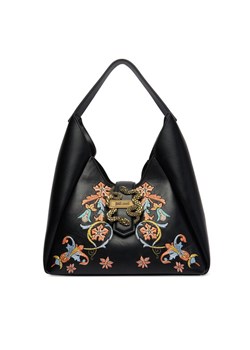 Torebka Just Cavalli 80RA4BA6 ZSE08 Czarny ze sklepu eobuwie.pl w kategorii Torebki hobo - zdjęcie 188133739