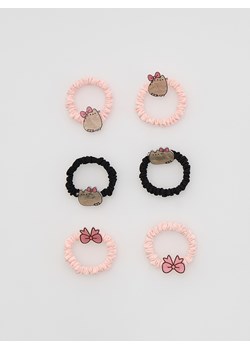 Reserved - Gumki do włosów Pusheen 6 pack - wielobarwny ze sklepu Reserved w kategorii Gumki do włosów - zdjęcie 188134118