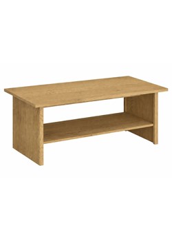 Prostokątna ława z półką dąb cremona + dąb lefkas A0-A25 ze sklepu Edinos.pl w kategorii Stoły - zdjęcie 188135205