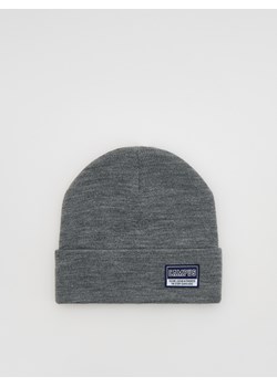 Reserved - Czapka z naszywką - ciemnoszary ze sklepu Reserved w kategorii Czapki dziecięce - zdjęcie 188135776