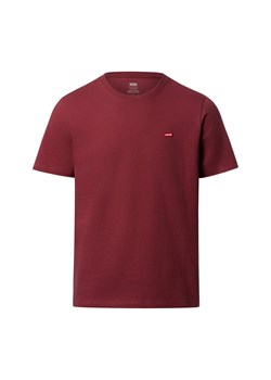 Levi's T-shirt męski Mężczyźni Dżersej bordowy jednolity ze sklepu vangraaf w kategorii T-shirty męskie - zdjęcie 188135815
