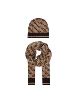 Guess Zestaw Szalik i Czapka GFBOXM P6102 Beżowy ze sklepu MODIVO w kategorii Szaliki męskie - zdjęcie 188135977