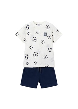 Mayoral Komplet t-shirt i spodenki 3607 Biały Regular Fit ze sklepu MODIVO w kategorii Komplety chłopięce - zdjęcie 188135986
