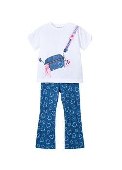 Mayoral Komplet t-shirt i legginsy 3730 Biały Regular Fit ze sklepu MODIVO w kategorii Komplety dziewczęce - zdjęcie 188135995