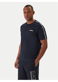 EA7 Emporio Armani T-Shirt 7M001476 AF10375 Niebieski Regular Fit ze sklepu MODIVO w kategorii T-shirty męskie - zdjęcie 188136416