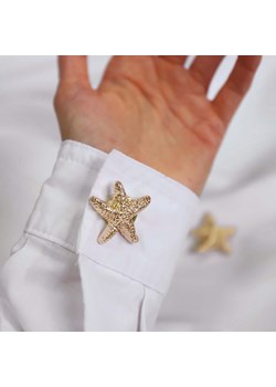 Nakładki na guziki złote do koszuli damskiej rozgwiazda ze sklepu otien.com w kategorii Spinki do mankietów - zdjęcie 188136488