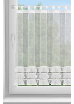 FIRANA GOTOWA LILIAN 3 NA SZELKACH 150 X 90 CM BIAŁY ze sklepu lenaodniemowlakadoszkolniaka.pl w kategorii Firany - zdjęcie 188137425