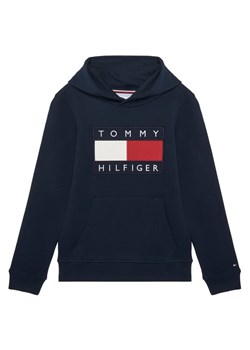 Tommy Hilfiger Bluza KS0KS00707 Granatowy Regular Fit ze sklepu MODIVO w kategorii Bluzy chłopięce - zdjęcie 188137958