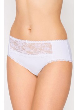 Figi damskie z wyższym stanem białe 54/1-90/2, Kolor biały, Rozmiar S, Miss Fabio ze sklepu Intymna w kategorii Majtki damskie - zdjęcie 188138345