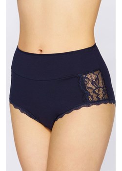 Wysokie figi damskie granatowe 54/1-91/66, Kolor granatowy, Rozmiar S, Miss Fabio ze sklepu Intymna w kategorii Majtki damskie - zdjęcie 188138346