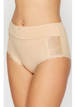 Wysokie figi damskie beżowe 54/1-91/218, Kolor beżowy, Rozmiar S, Miss Fabio ze sklepu Intymna w kategorii Majtki damskie - zdjęcie 188138347