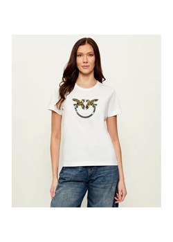 Pinko T-shirt QUENTIN | Regular Fit ze sklepu Gomez Fashion Store w kategorii Bluzki damskie - zdjęcie 188139126