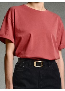 Sinsay - Koszulka z krótkim rękawem - pomarańczowy ze sklepu Sinsay w kategorii Bluzki damskie - zdjęcie 188140266