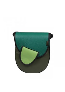 zielona torebka damska skórzana na ramię City Light ze sklepu Słoń Torbalski w kategorii Listonoszki - zdjęcie 188140536