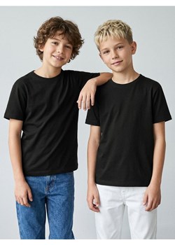 Sinsay - Bawełniane koszulki basic 2 pack - czarny ze sklepu Sinsay w kategorii T-shirty chłopięce - zdjęcie 188140906