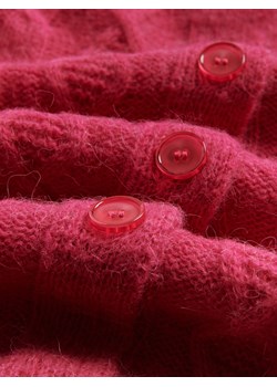 Reserved - Kardigan z wełną i alpaką - różowy ze sklepu Reserved w kategorii Swetry damskie - zdjęcie 188141648