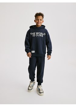 Reserved - Bluza z kapturem - granatowy ze sklepu Reserved w kategorii Bluzy chłopięce - zdjęcie 188141947