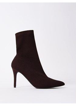 Mohito - Botki na szpilce - ciemnobrązowy ze sklepu Mohito w kategorii Botki - zdjęcie 188142496