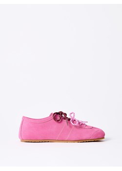 Mohito - Skórzane sneakersy - różowy ze sklepu Mohito w kategorii Buty sportowe damskie - zdjęcie 188142588