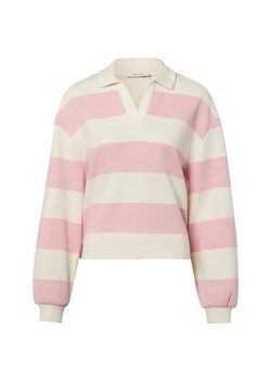 Opus Bluza damska - Glocki Kobiety Materiał dresowy brudny róż w paski ze sklepu vangraaf w kategorii Bluzy damskie - zdjęcie 188142877