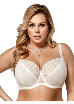 K425 biustonosz-miękki-BIG śmietanowy CASABLANCA ze sklepu fokus.pl w kategorii Biustonosze - zdjęcie 188143335