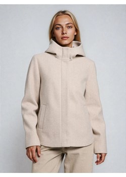 Sinsay - Kurtka z kapturem - kremowy ze sklepu Sinsay w kategorii Kurtki damskie - zdjęcie 188143919