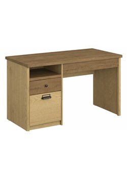 Industrialne biurko z szafką dąb cremona + dąb lefkas R8-D71 ze sklepu Edinos.pl w kategorii Biurka i sekretarzyki - zdjęcie 188143948