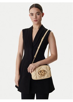 Torebka LOVE MOSCHINO JC4038PP1OLC0129 Beżowy ze sklepu eobuwie.pl w kategorii Listonoszki - zdjęcie 188145355