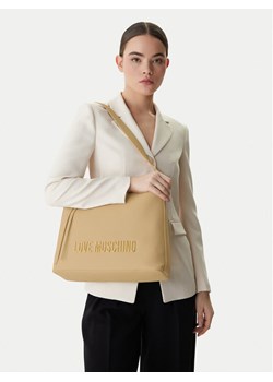 LOVE MOSCHINO Torebka JC4108PP1OKD0129 Beżowy ze sklepu MODIVO w kategorii Torebki damskie - zdjęcie 188145667