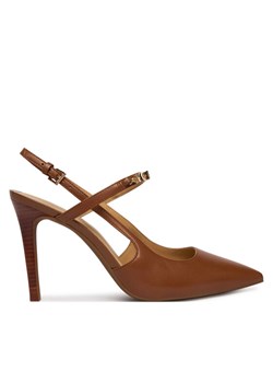 Szpilki MICHAEL Michael Kors Dina 40R6DIHP1L Brązowy ze sklepu eobuwie.pl w kategorii Czółenka - zdjęcie 188147117