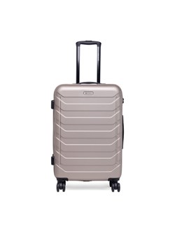 Walizka średnia GINO ROSSI CEO-GIN-M-002-05-GOLD Złoty ze sklepu eobuwie.pl w kategorii Walizki - zdjęcie 188147227