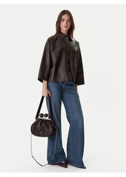 Torebka Weekend Max Mara 2615511194600 Brązowy ze sklepu eobuwie.pl w kategorii Listonoszki - zdjęcie 188147229