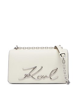 Torebka KARL LAGERFELD B1W30046 Biały ze sklepu eobuwie.pl w kategorii Listonoszki - zdjęcie 188147278