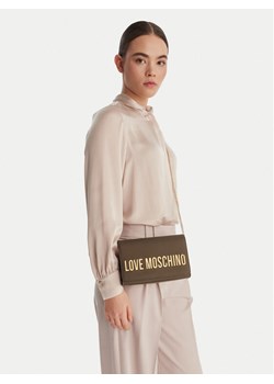 Torebka LOVE MOSCHINO JC4103PP1OKD0203 Brązowy ze sklepu eobuwie.pl w kategorii Kopertówki - zdjęcie 188147285