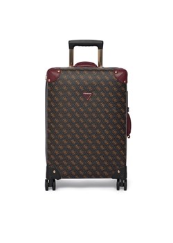 Walizka kabinowa Guess Latona Travel TWLQ92 11983 Brązowy ze sklepu eobuwie.pl w kategorii Walizki - zdjęcie 188147308