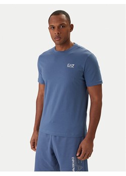 EA7 Emporio Armani T-Shirt 8NPT25 PJVPZ Granatowy Regular Fit ze sklepu MODIVO w kategorii T-shirty męskie - zdjęcie 188148566