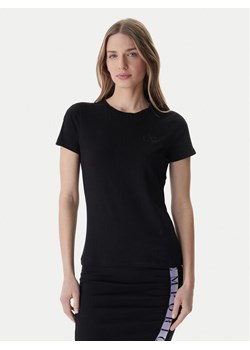 EA7 Emporio Armani T-Shirt 7W001490 AF10373 Czarny Slim Fit ze sklepu MODIVO w kategorii Bluzki damskie - zdjęcie 188148679