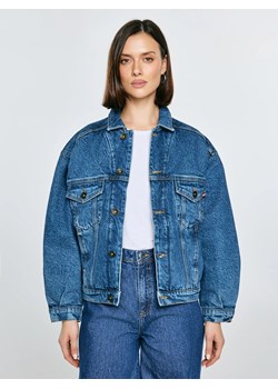 Kurtka damska jeansowa z kolekcji Authentic granatowa Authentic 500 ze sklepu Big Star w kategorii Kurtki damskie - zdjęcie 188149675