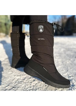 Czarne zimowe śniegowce damskie z membraną American Club Softshell Sn1 ze sklepu suzana.pl w kategorii Śniegowce damskie - zdjęcie 188149706