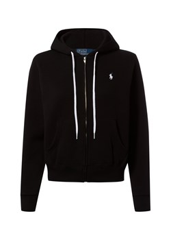 Polo Ralph Lauren Damska kurtka dresowa Kobiety Bawełna czarny jednolity ze sklepu vangraaf w kategorii Bluzy damskie - zdjęcie 188149725