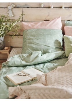 Sinsay - Komplet pościeli w kwiaty - zielony ze sklepu Sinsay w kategorii Pościele - zdjęcie 188151256