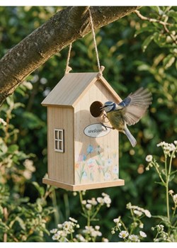 Sinsay - Domek dla ptaków - beżowy ze sklepu Sinsay w kategorii Dekoracje i akcesoria ogrodowe - zdjęcie 188151327