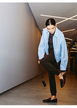 Reserved - Bluza z suwakiem - ciemnobrązowy ze sklepu Reserved w kategorii Bluzy damskie - zdjęcie 188152815